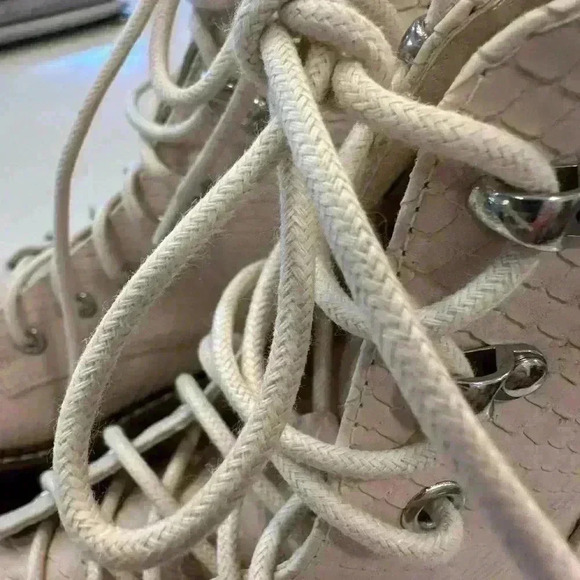 Altar’d State Chucky Platform Bootie Faux Snakeskin design  (Tan) Size 8 - Picture 9 of 13